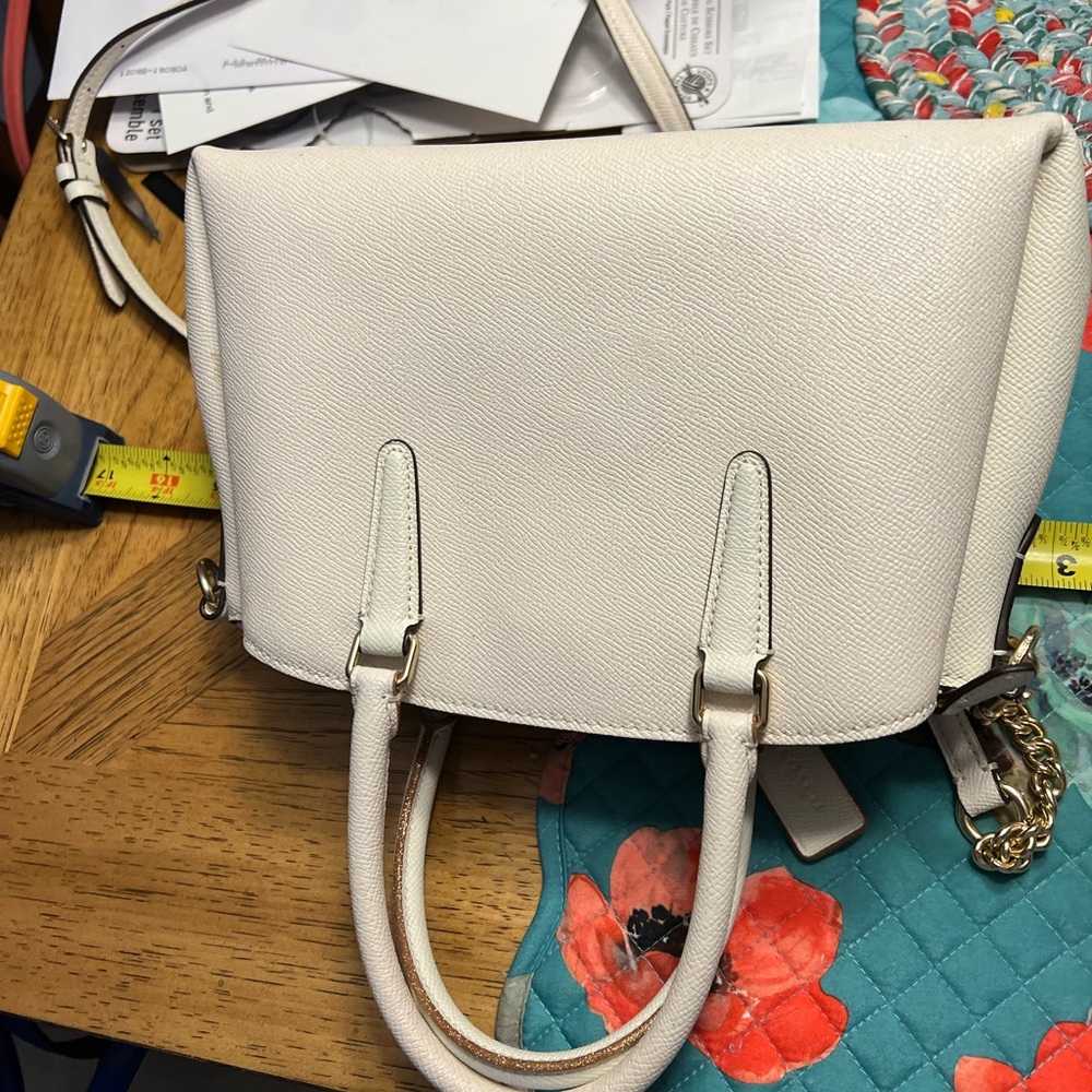 New coach purse with embellished flowers! Like new! - Picture 2 of 6